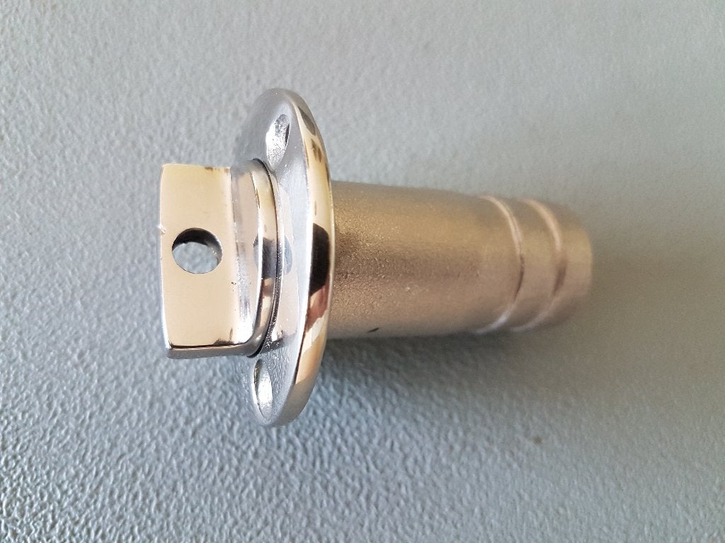 011026GR Suzuki RVS loospijp voor RIB modellen. € 20,95, Watersport en Boten, Accessoires en Onderhoud, Ophalen of Verzenden, Nieuw