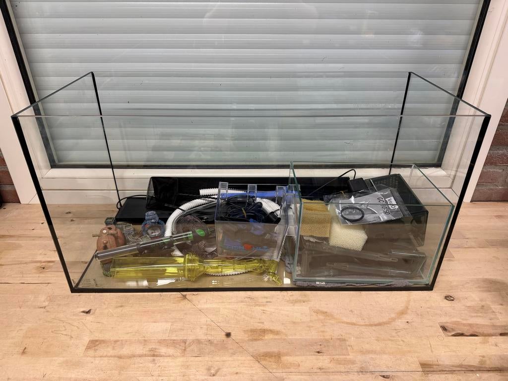 Aquaria met toebehoren, Ophalen, Verwarming, Gebruikt, Leeg aquarium