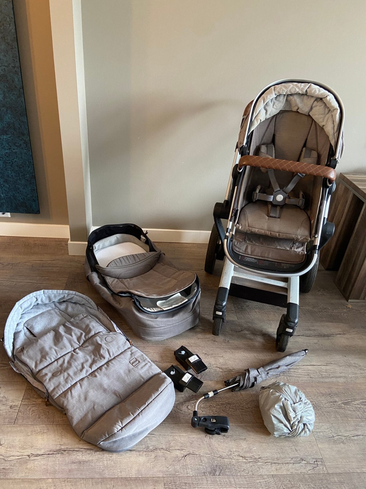 Joolz day kinderwagen combi, Kinderen en Baby's, Kinderwagens en Combinaties, Gebruikt, Verstelbare duwstang, Combiwagen, Ophalen