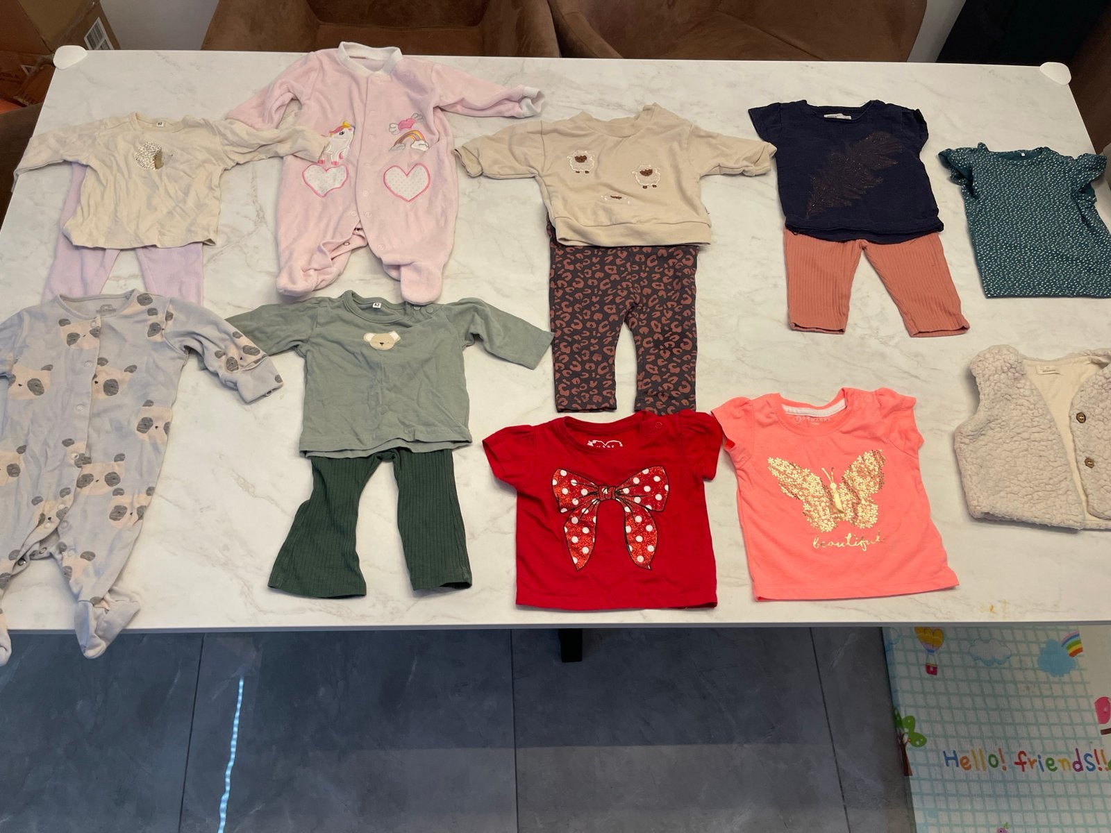 Babykleding meijes pakket: Rompertjes, broekjes, en shirts, Ophalen, Gebruikt, Jongetje of Meisje