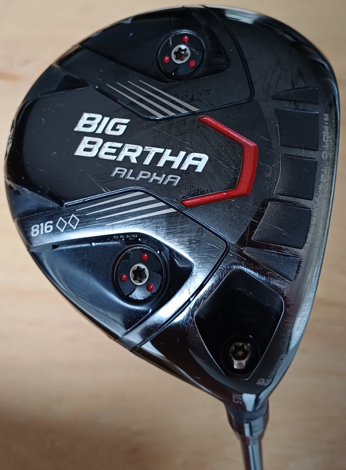 Callaway Big Bertha Alpha 816 Double Black Diamond Driver, Ophalen, Gebruikt, Club, Callaway