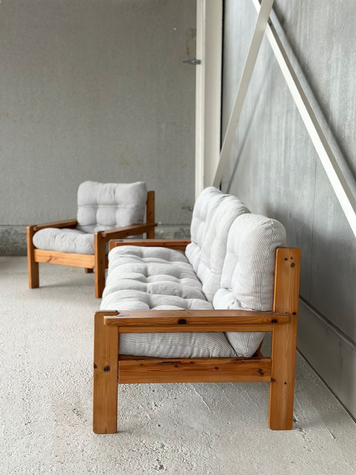 Scandinavische sofaset, ca 1980’s, Huis en Inrichting, Ophalen