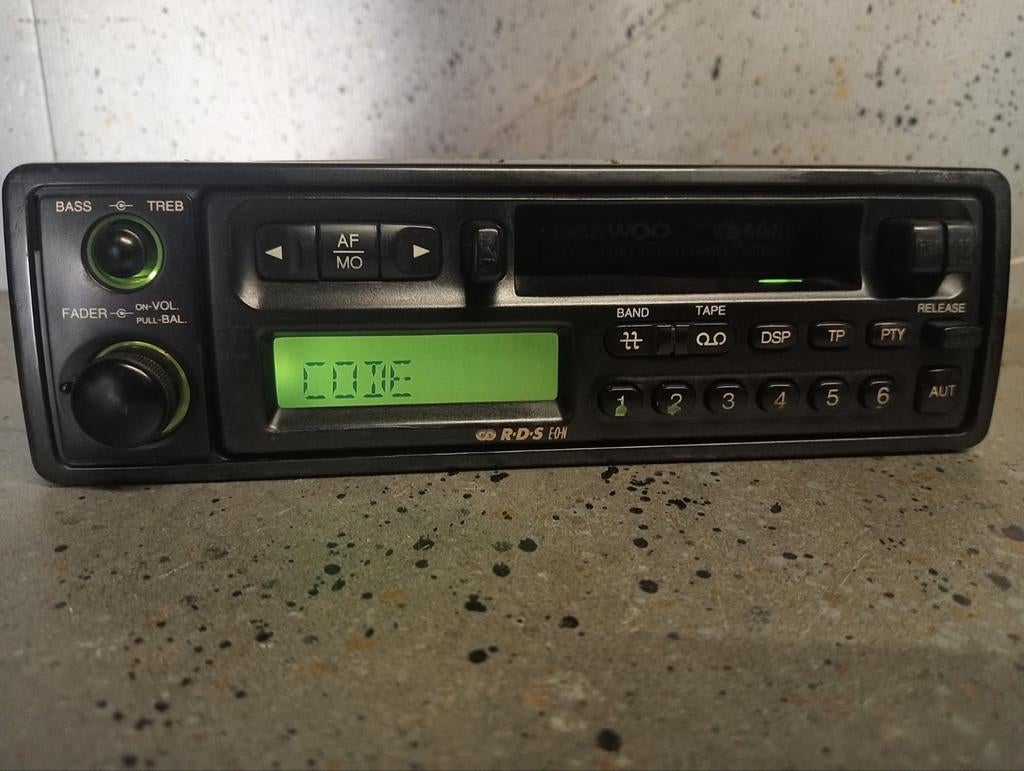 RDS E-104 Cassette Autoradio - Mooie Staat, Ophalen of Verzenden