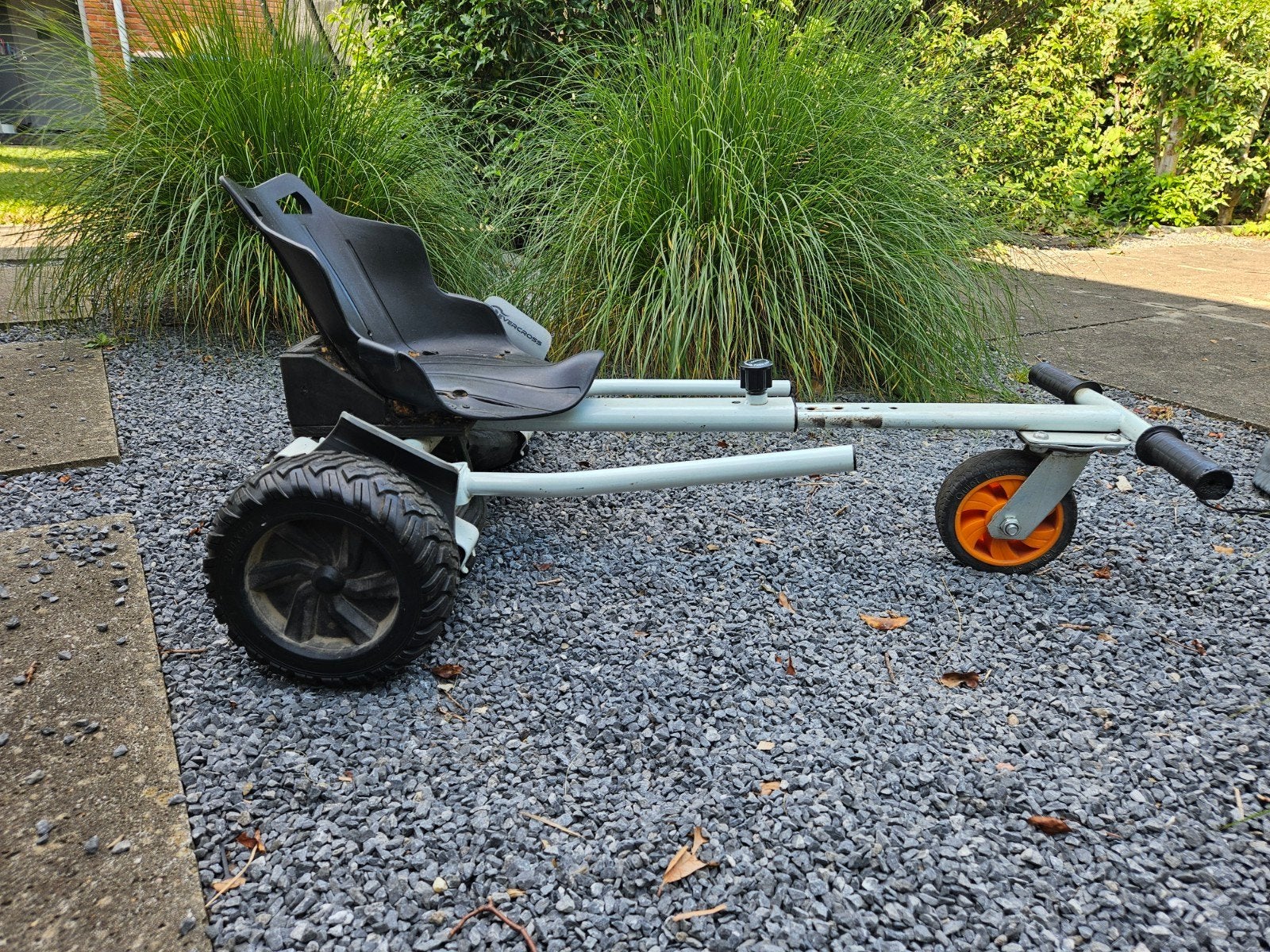 Hoverboard pro met all-terrain banden en kart, Ophalen, Gebruikt