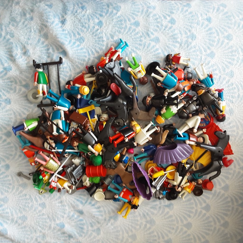 Hele tas vol Playmobil, Ophalen, Zo goed als nieuw, Losse onderdelen, Overige typen
