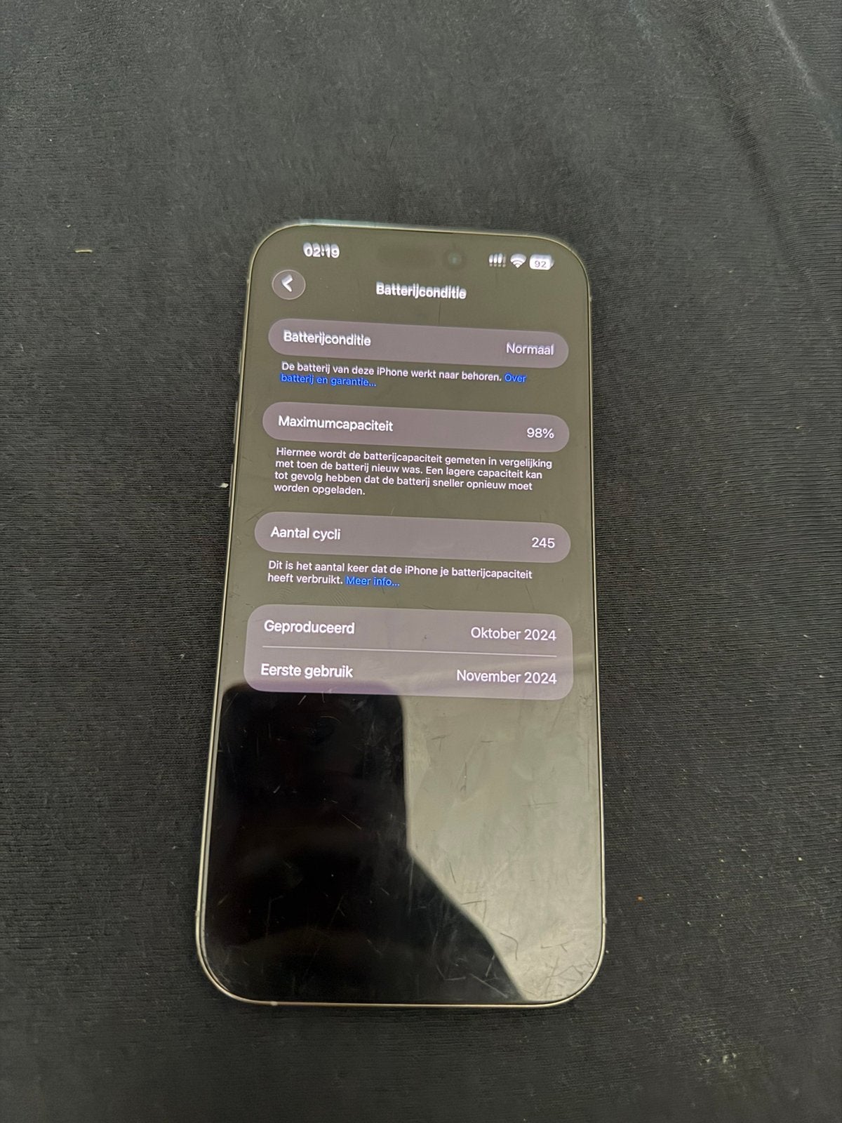 Foto 4 van Iphone 16 pro max 256GB
