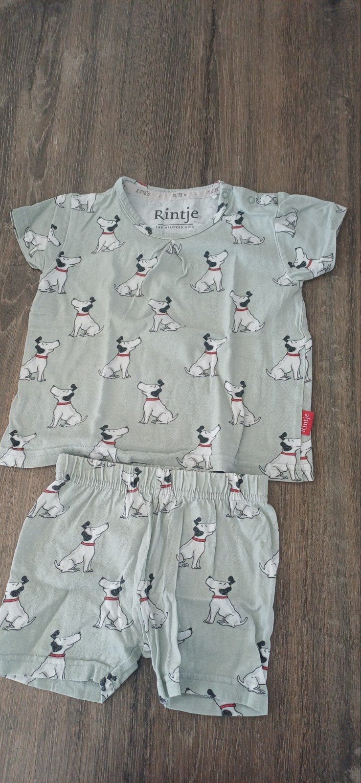 Leuk zomer pyjama'tje maat 74-80 van Rintje, Nacht- of Onderkleding, Gebruikt, Jongetje of Meisje, Rintje