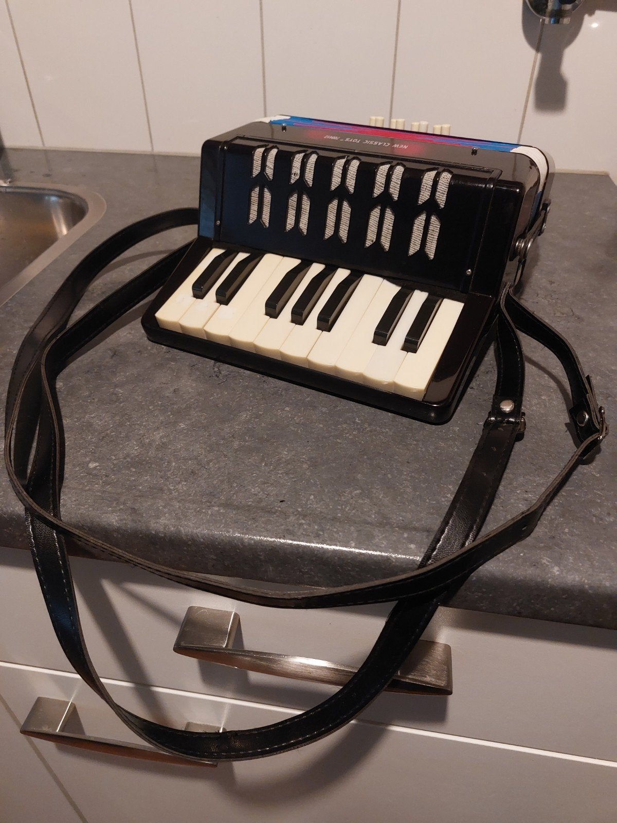 Accordeon - New Classic Toys - 700412, Overige merken, Gebruikt, Met riemen, Overige formaten