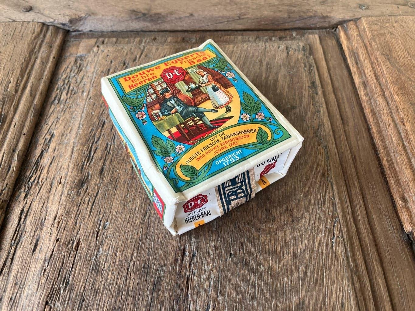 Vintage DE tabakspakje, Echte Friesche HeerenBaai, Ophalen of Verzenden