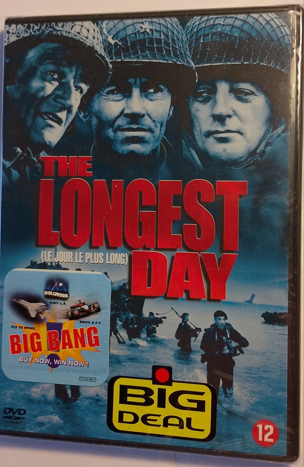 The Longest Day ️ ⭐ NIEUW️⭐  DVD - Oorlogsfilm over D-Day, Inclusief doosje, Nederlands, Ophalen of Verzenden, Oorlog