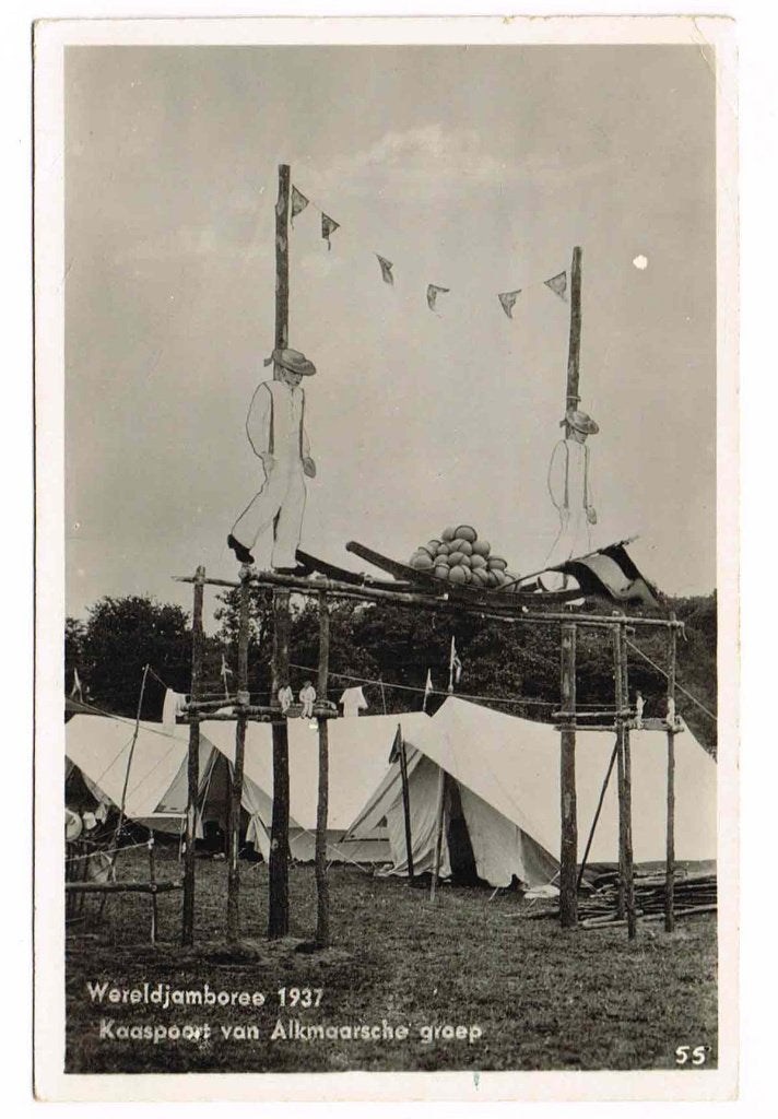 scouting Wereld Jamboree 1937 Kaaspoort Alkmaarsche Groep, Ophalen of Verzenden, Gebruikt, Overige typen