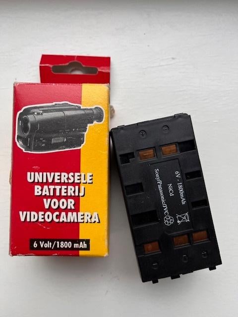 Universele BATT voor een videocamera, Audio, Tv en Foto, Videocamera's Digitaal, Overige merken, Overige typen, Nieuw, Overige soorten