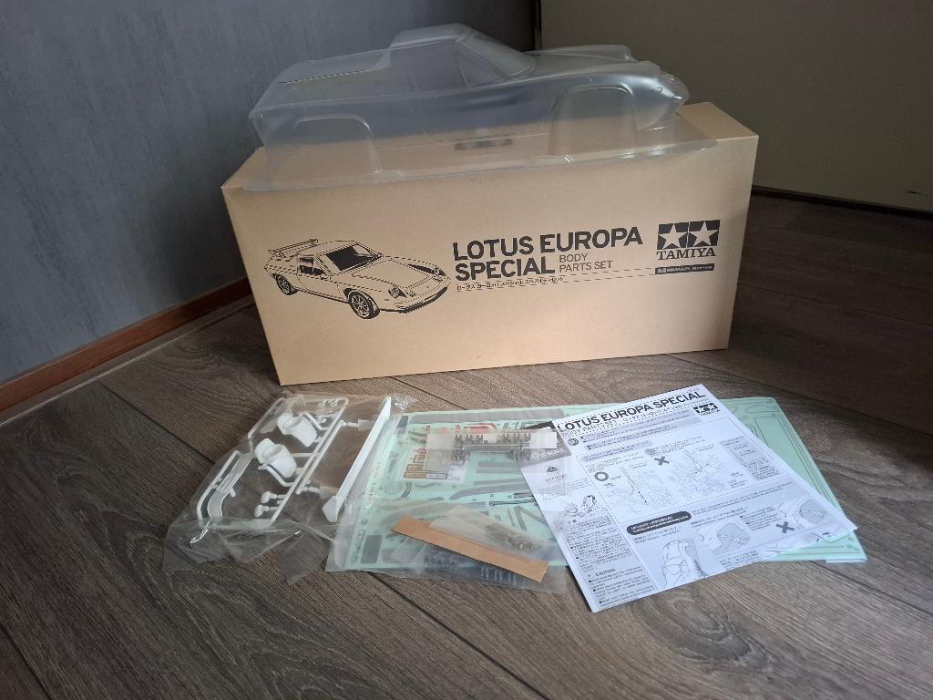 Tamiya Lotus Europa Special Body Parts Set - Nieuw, Elektro, Nieuw, Ophalen of Verzenden, Schaal 1:10