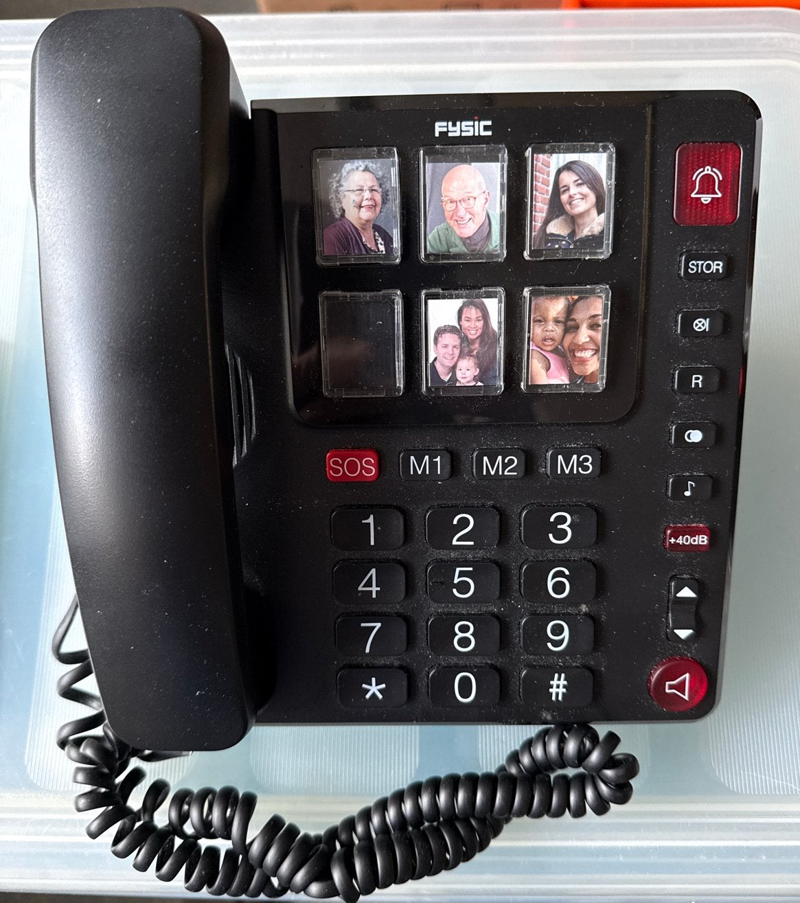 Fysic FX-3930 seniorentelefoon met fototoetsen, Ophalen, Gebruikt