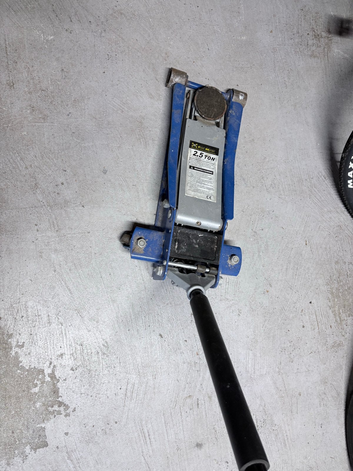 Zo goed als nieuwe 2,5 ton garagekrik, Auto diversen, Ophalen of Verzenden, Zo goed als nieuw, Garagekrik