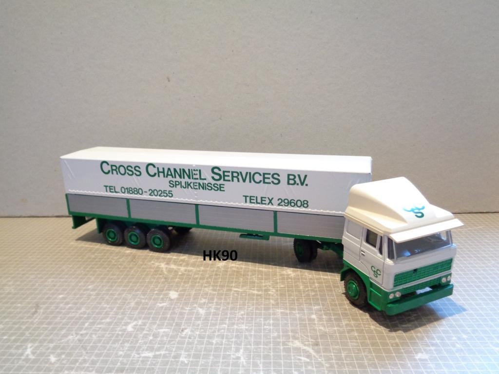lion daf 2800 cross channel services huif trai;er, Ophalen of Verzenden, Nieuw, Bus of Vrachtwagen, Lion Toys