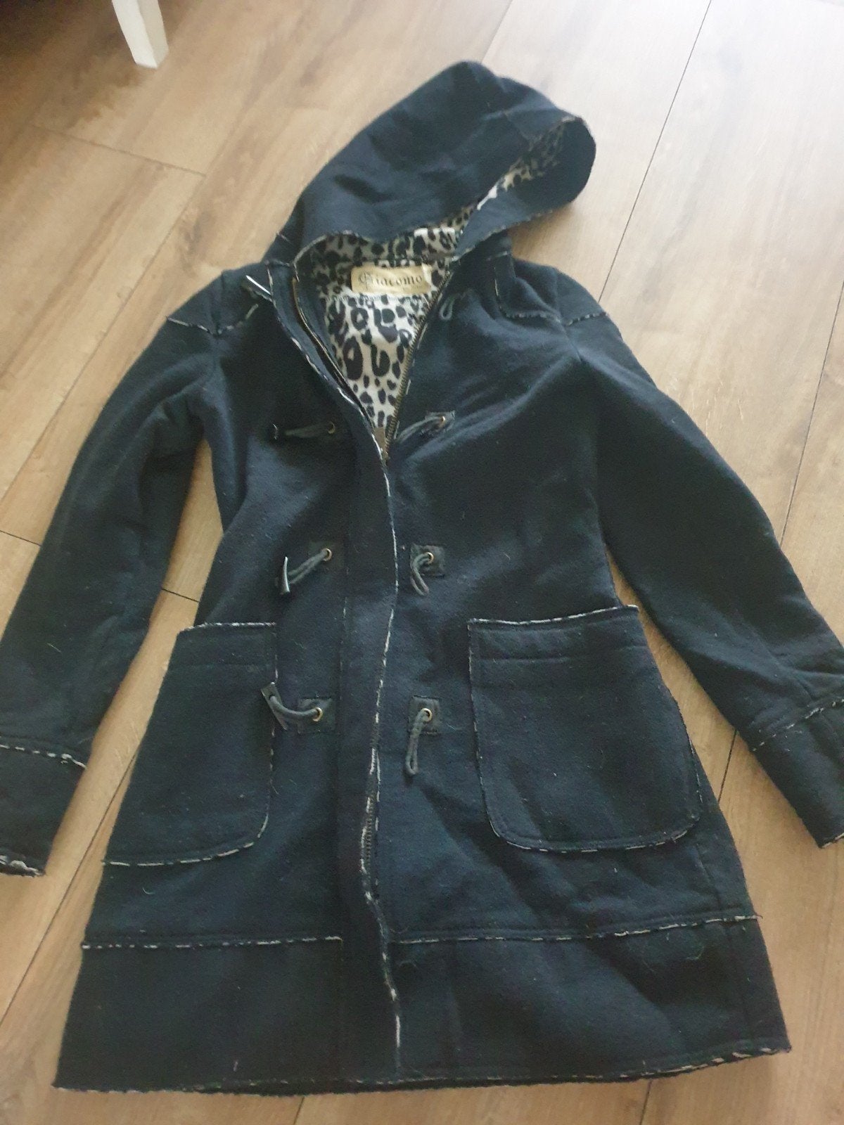 Giacomo The Jacket winterjas M, Maat 38/40 (M), Zwart, Ophalen of Verzenden, Gedragen