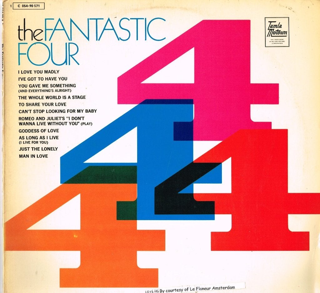 The Fantastic Four: s/t GER TamlaMotown uit 1969, LP, Ophalen of Verzenden, Soul, 12 inch