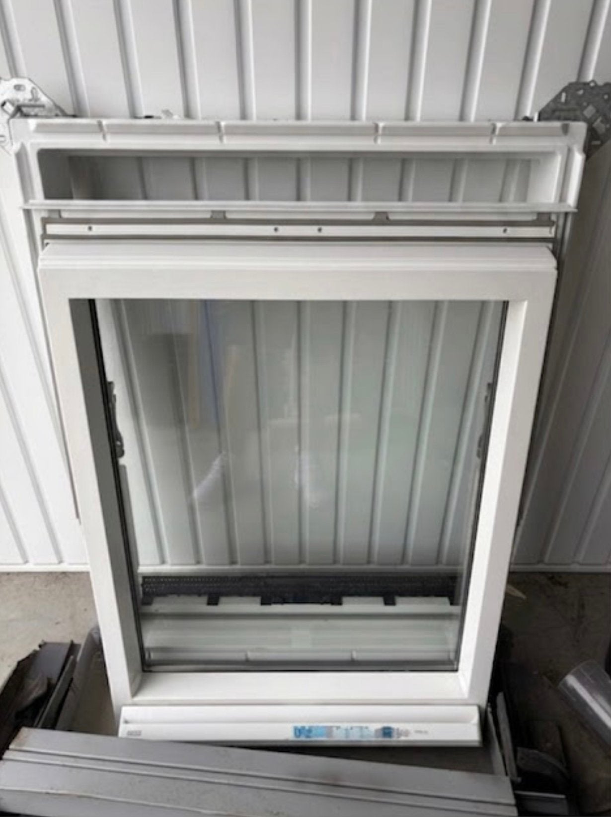 VELUX DAKRAAM KUNSTSTOF 78x98 cm wit incl gootstukken, Doe-het-zelf en Verbouw, Kozijnen en Schuifpuien, Ophalen, Zo goed als nieuw