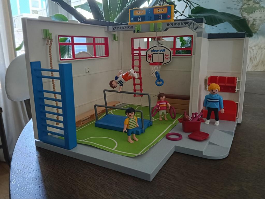 Playmobil Gymnastiekzaal met Figuren en Accessoires, Ophalen of Verzenden, Zo goed als nieuw, Jongen of Meisje