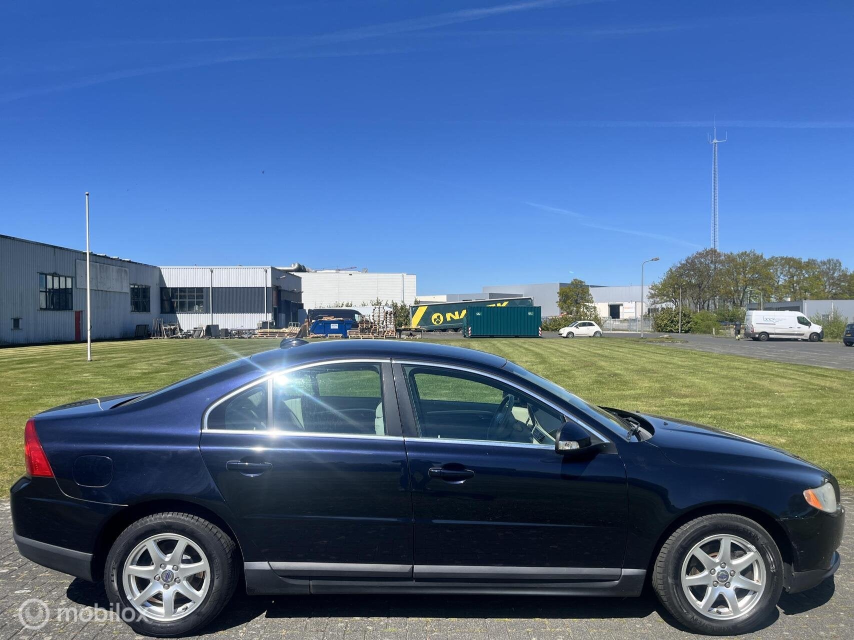 Volvo S80 2.5 T Kinetic Automaat / APK / NAP / Airco / Cruis, Auto's, Stof, 1514 kg, Blauw, 2521 cc