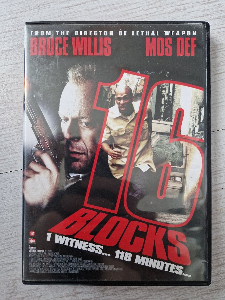 DVD 16 Blocks - Bruce Willis/Mos Def, Ophalen, Vanaf 16 jaar, Nederlands, Actiethriller