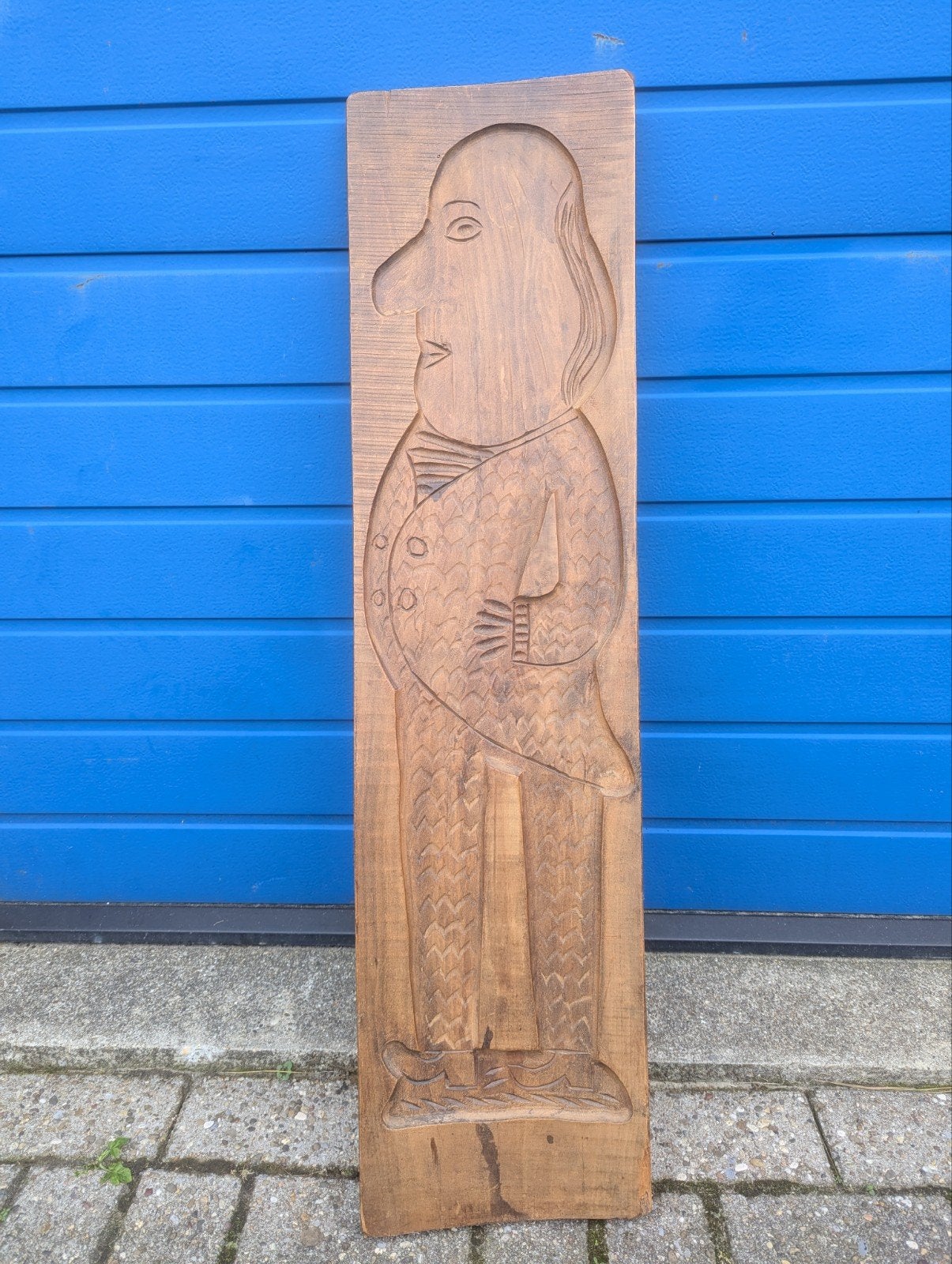grote oude speculaasplank, Ophalen