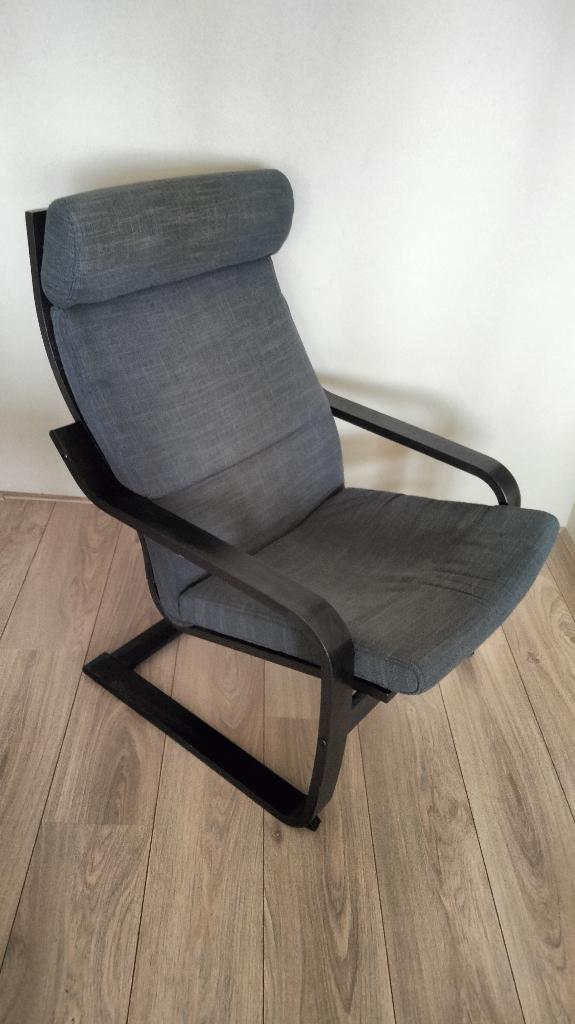 POÄNG Fauteuil (IKEA), Huis en Inrichting, Fauteuils, Gebruikt, 50 tot 75 cm, 75 tot 100 cm, Ophalen