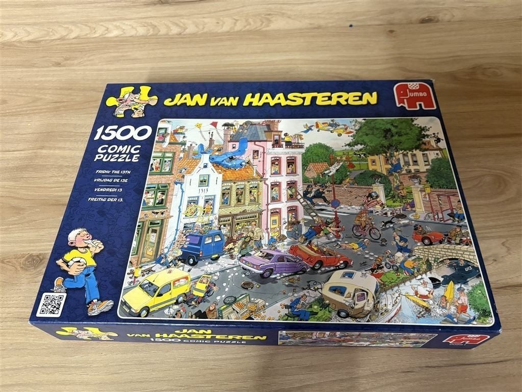 jan van haasteren - vrijdag de 13e 1500 stuks [4157], Verzenden, 500 t/m 1500 stukjes, Zo goed als nieuw