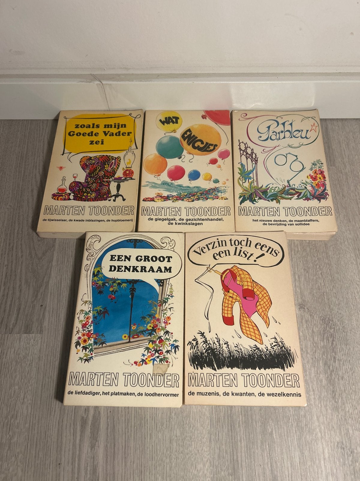 Marten Toonder boeken - 5-delige set, Boeken, Ophalen of Verzenden, Gelezen, Nederland
