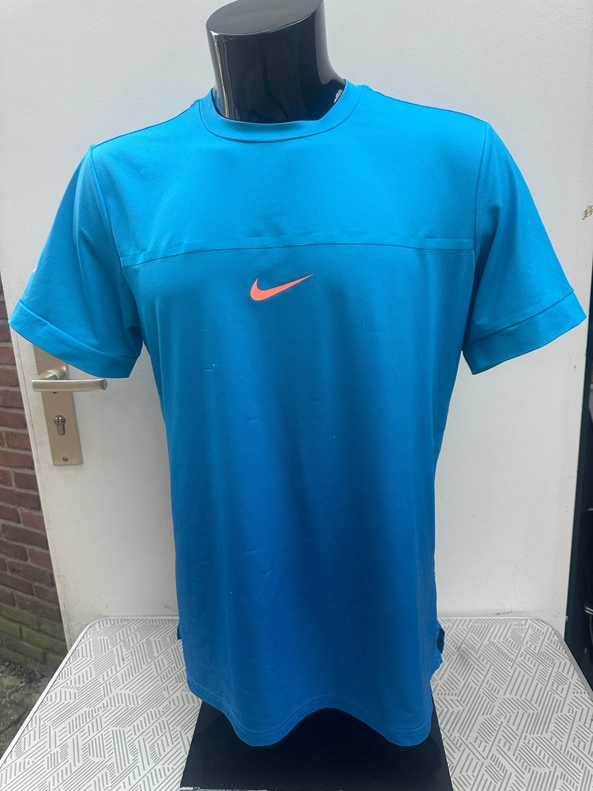 Nike Dri-FIT Rafa Nadal Tennis Shirt - Maat L, Kleding | Heren, Sportkleding, Maat 52/54 (L), Blauw, Ophalen of Verzenden, Zo goed als nieuw