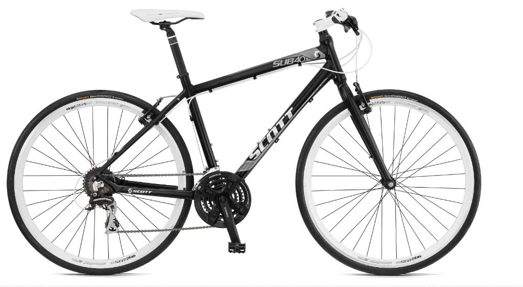 Scott Urban Sub40 fiets, 28 inch, Gebruikt, Velgrem, 15 tot 20 versnellingen