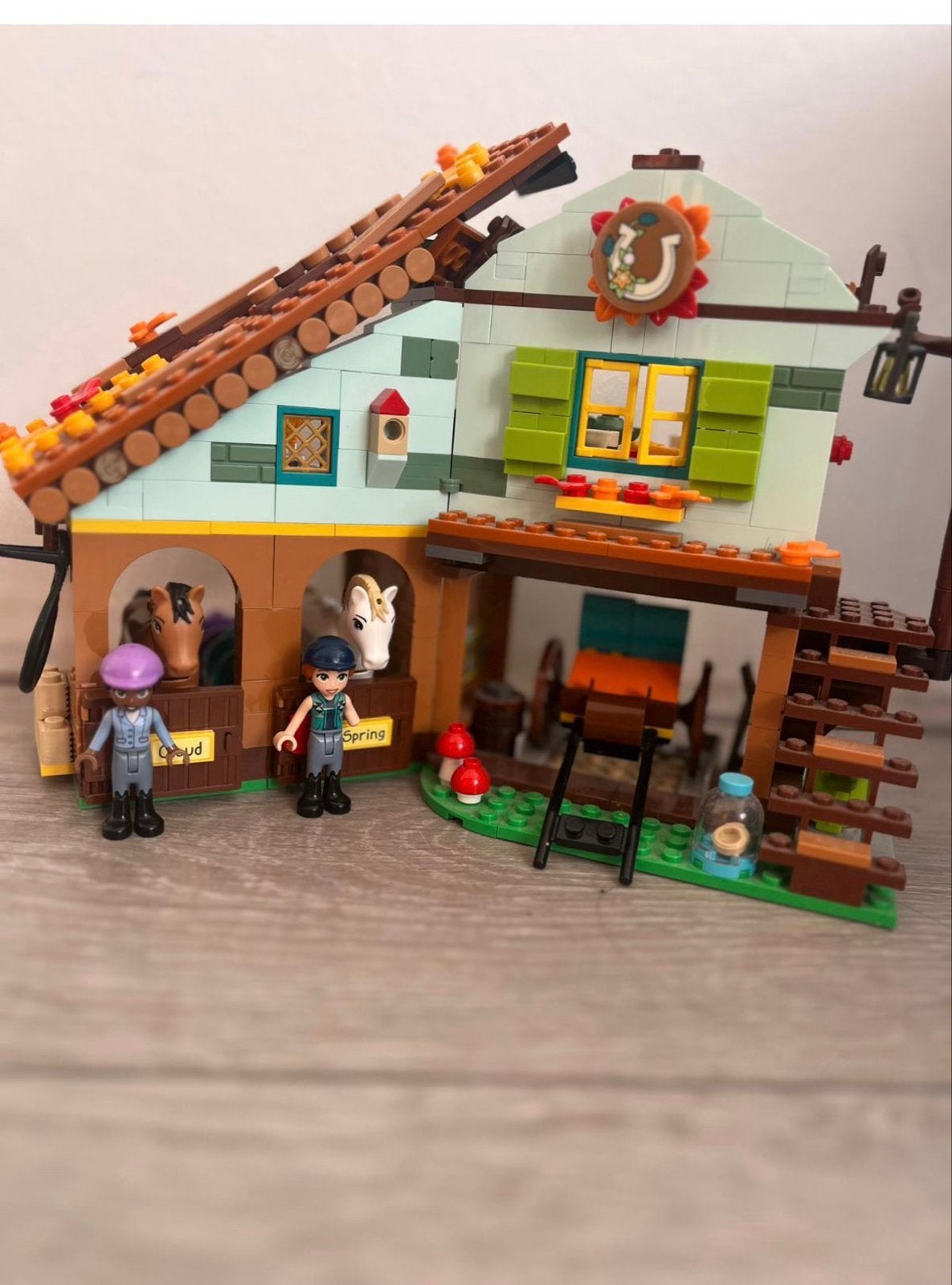 LEGO Friends Paardenstal en Trailer Set, Ophalen of Verzenden, Gebruikt, Overige merken
