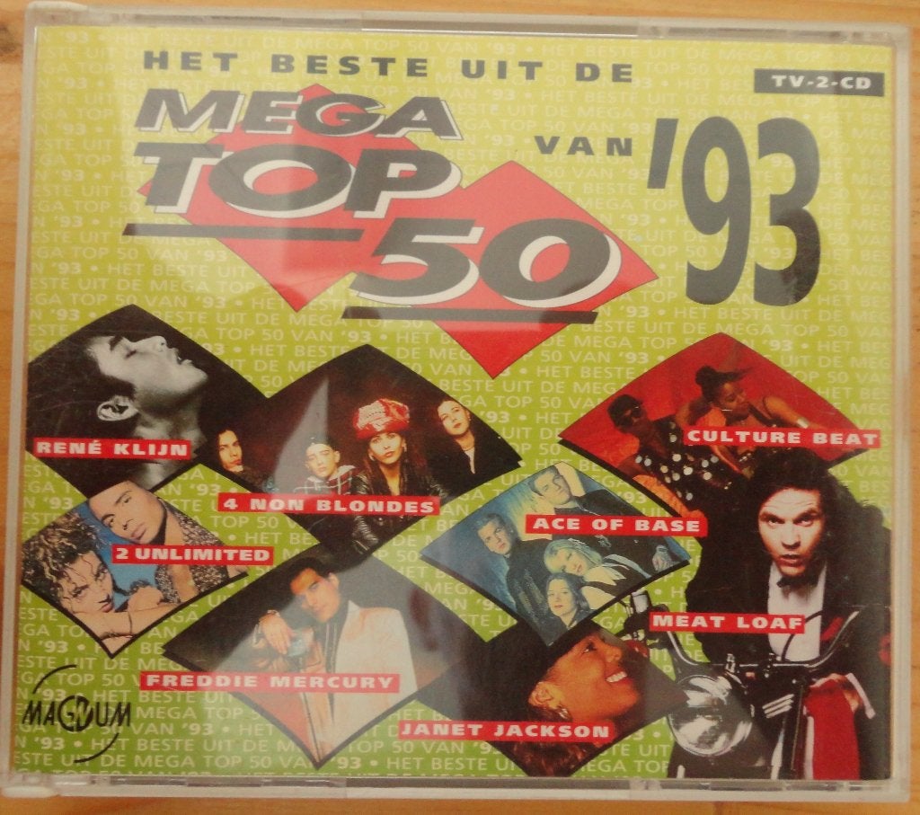 Mega Top=50 (1993 ) 2-CD's, Ophalen of Verzenden, Pop