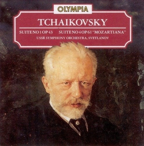 TCHAIKOVSKY Suite no. 1 & 4 CD MELODIYA NIEUWSTAAT, Ophalen of Verzenden, Romantiek, Zo goed als nieuw, Orkest of Ballet