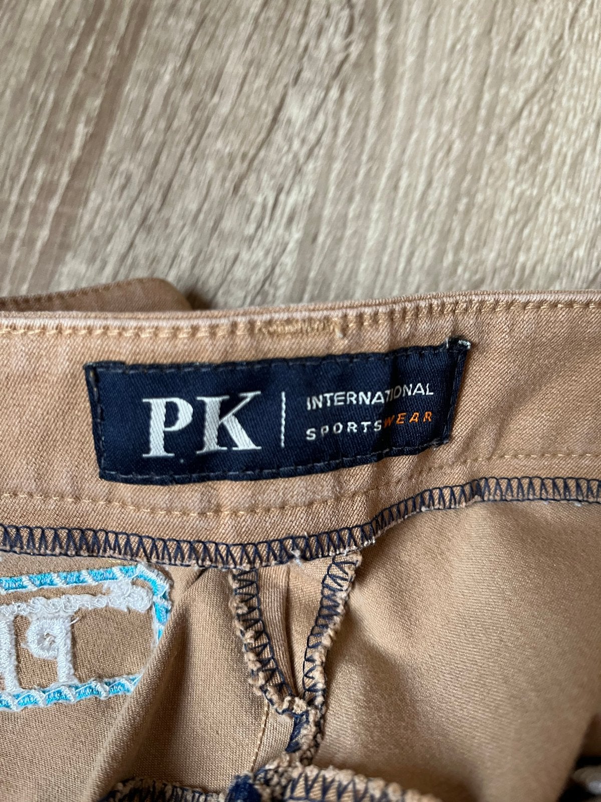 PK International Sportswear rijbroek, Beige, Lang, Gedragen, Ophalen