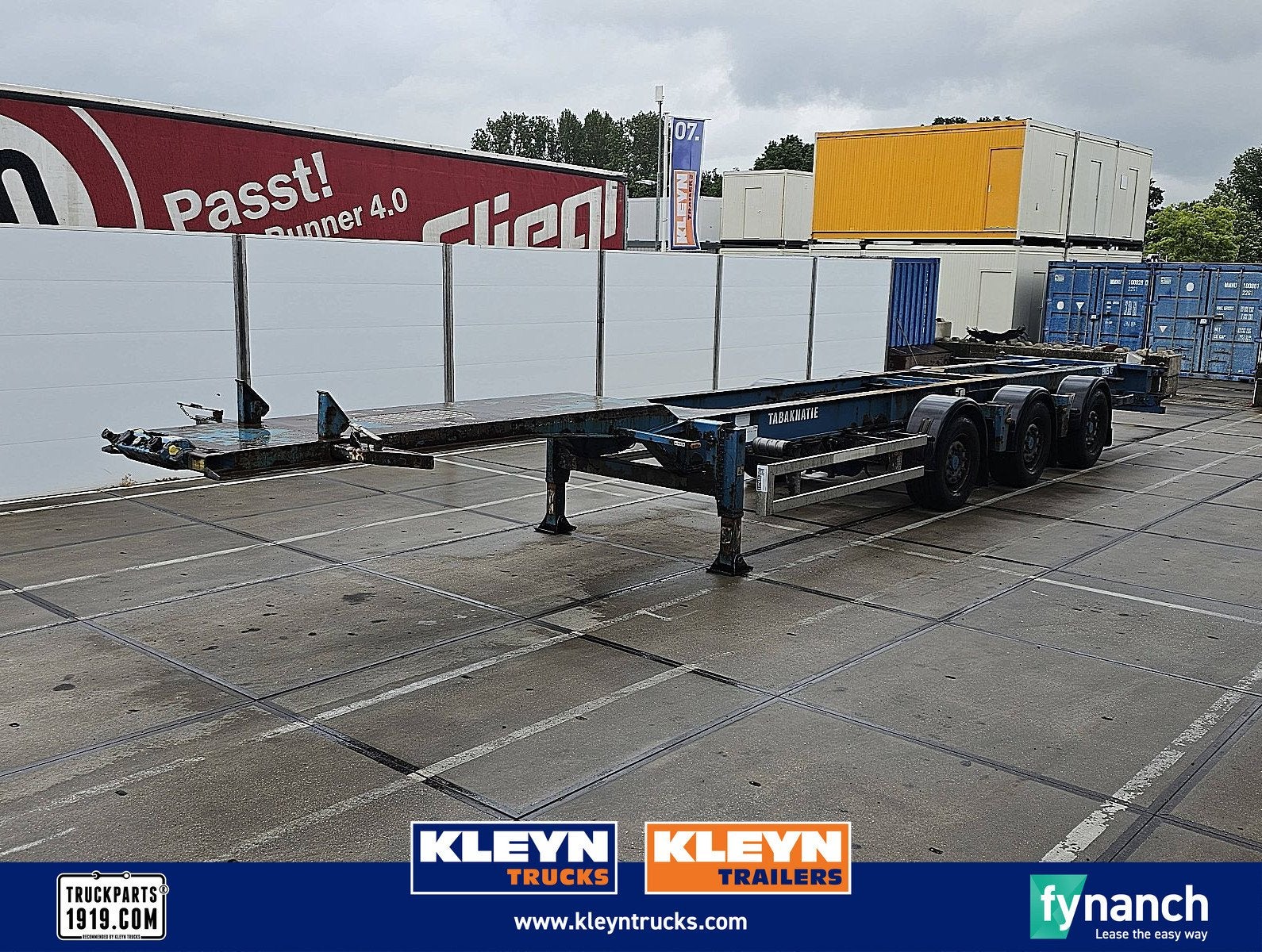 RENDERS CHASSIS PORTMASTER, Auto's, Vrachtwagens, Overige kleuren, Bedrijf, Aanhangers en Opleggers, Te koop