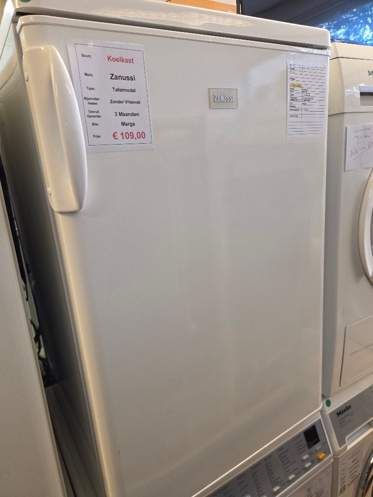koelkast - Zanussi - tafelmodel, Witgoed en Apparatuur, Ophalen, Italie, Minder dan 85 cm, 100 tot 150 liter