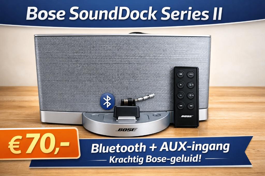 🔊 Bose SoundDock Series II – Bluetooth + AUX‑ingang, Audio, Tv en Foto, Luidsprekers, Overige typen, Ophalen of Verzenden, Zo goed als nieuw