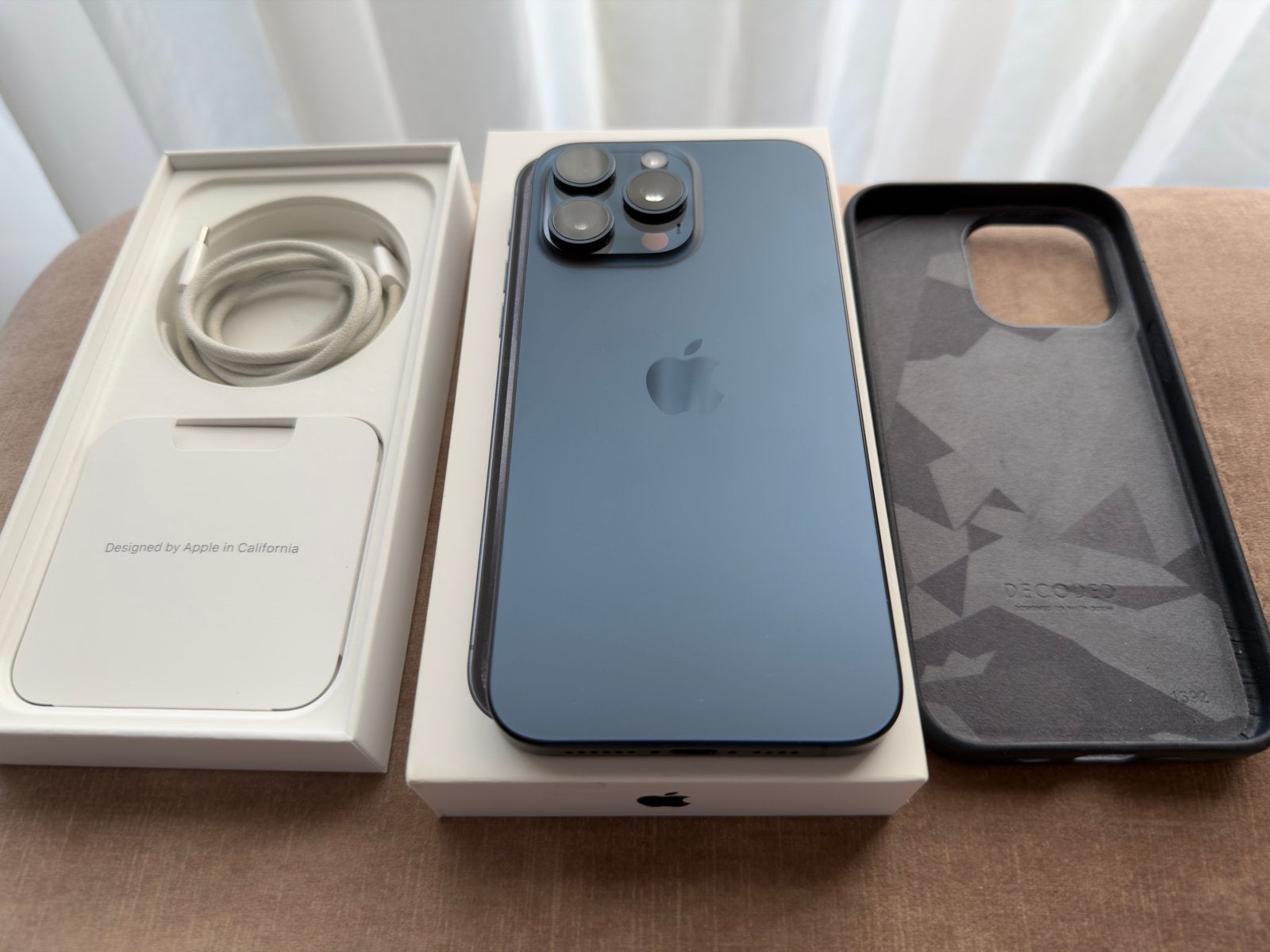 iPhone 15 Pro Max 256GB Blue Titanium, Telecommunicatie, Mobiele telefoons | Apple iPhone, Zo goed als nieuw, 256 GB, Zonder abonnement