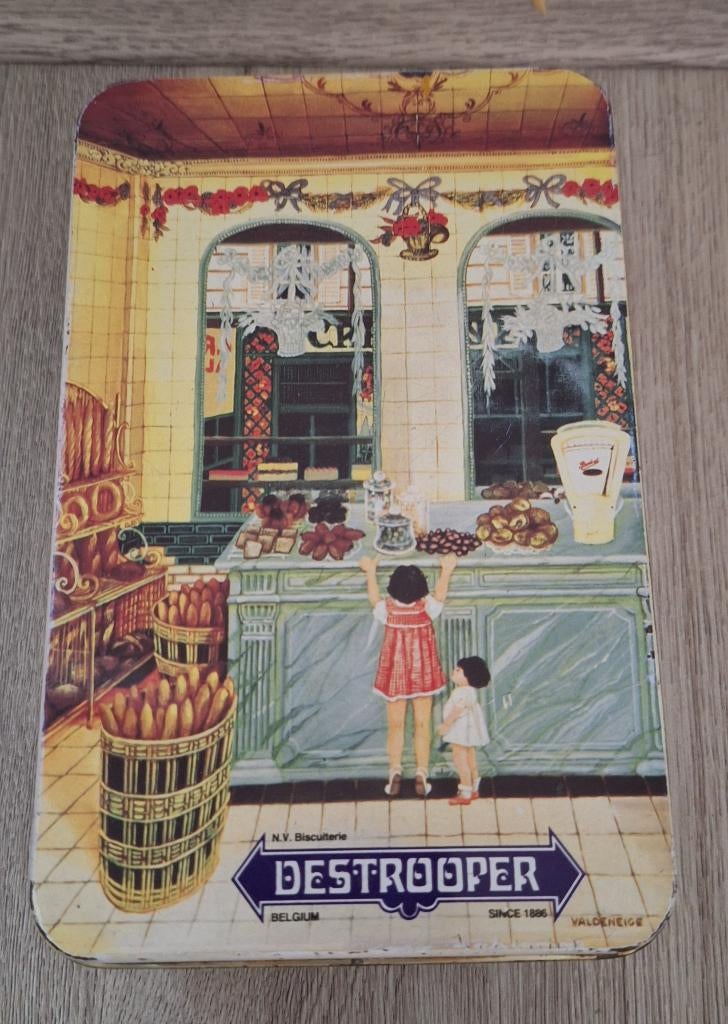 Blik "De Strooper" uit België, Verzamelen, Blikken, Ophalen of Verzenden, Gebruikt, Koek(jes), Overige merken