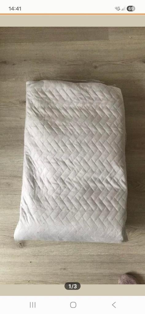 Nieuwe prachtige grote sprei, Ophalen, Deken of Dekbed, Grijs, Nieuw