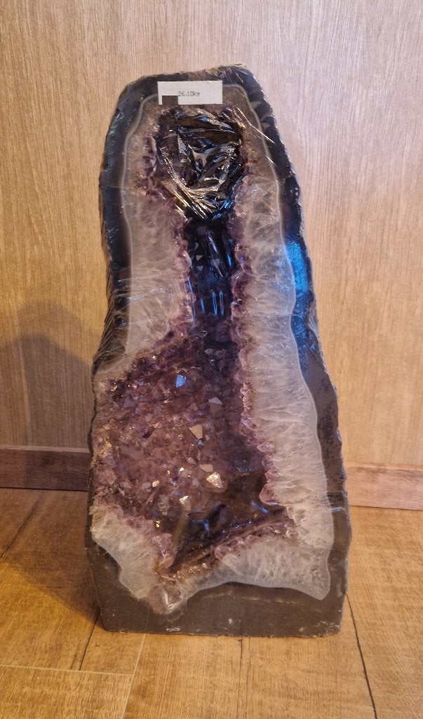 Grote Amethist Geode 26,10 kg, Verzamelen, Ophalen, Mineraal
