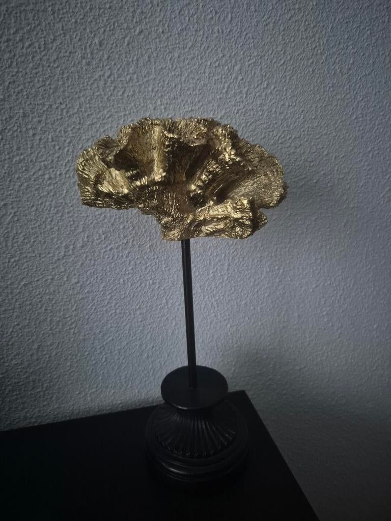 Decoratief koraal op standaard - Goudkleurig, Ophalen of Verzenden