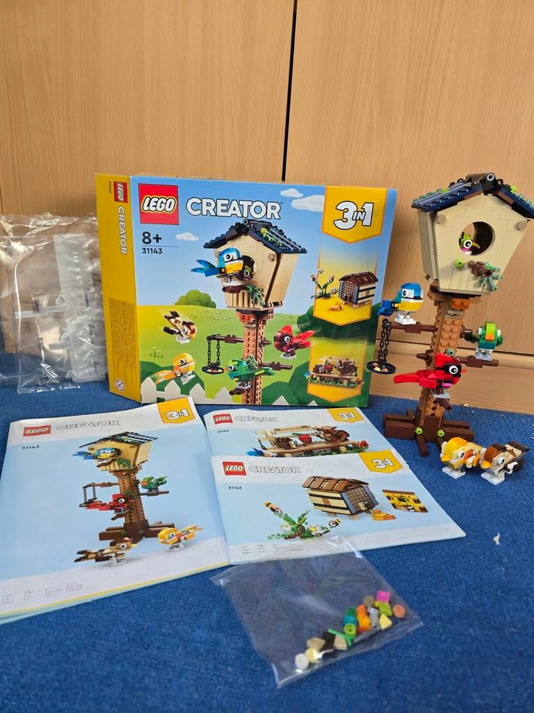 Lego 31143 creator 3 in 1 vogelhuisje, Lego, Compleet, Ophalen of Verzenden, Zo goed als nieuw
