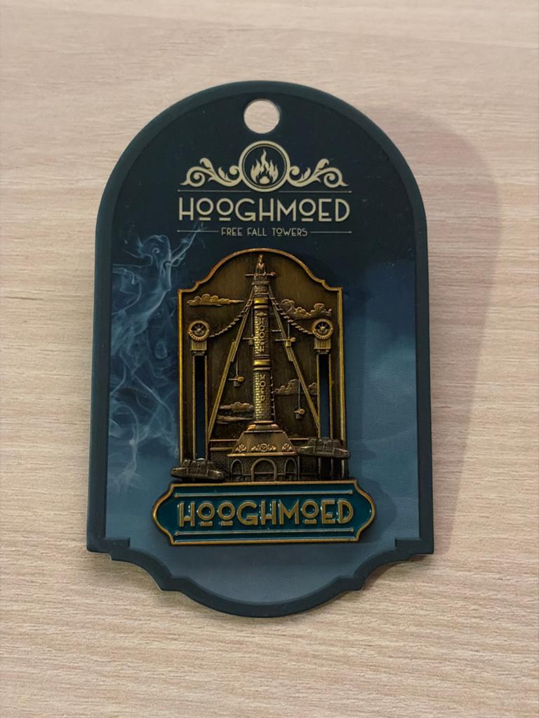 Hoogmoed Free Fall Towers Pin - Efteling Pin, Verzamelen, Efteling, Ophalen of Verzenden, Zo goed als nieuw