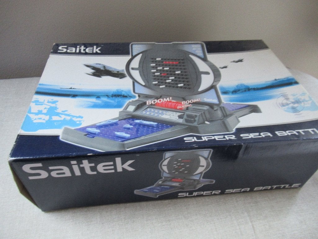 Saitek - ZEESLAG / super sea battle, elektronisch, Een of twee spelers, Ophalen of Verzenden, Zo goed als nieuw, Saitek