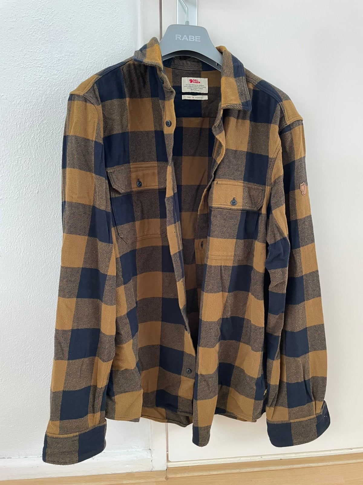 Fjallraven overhemd maat L, Ophalen, Zo goed als nieuw, Maat 38/40 (M), Blauw