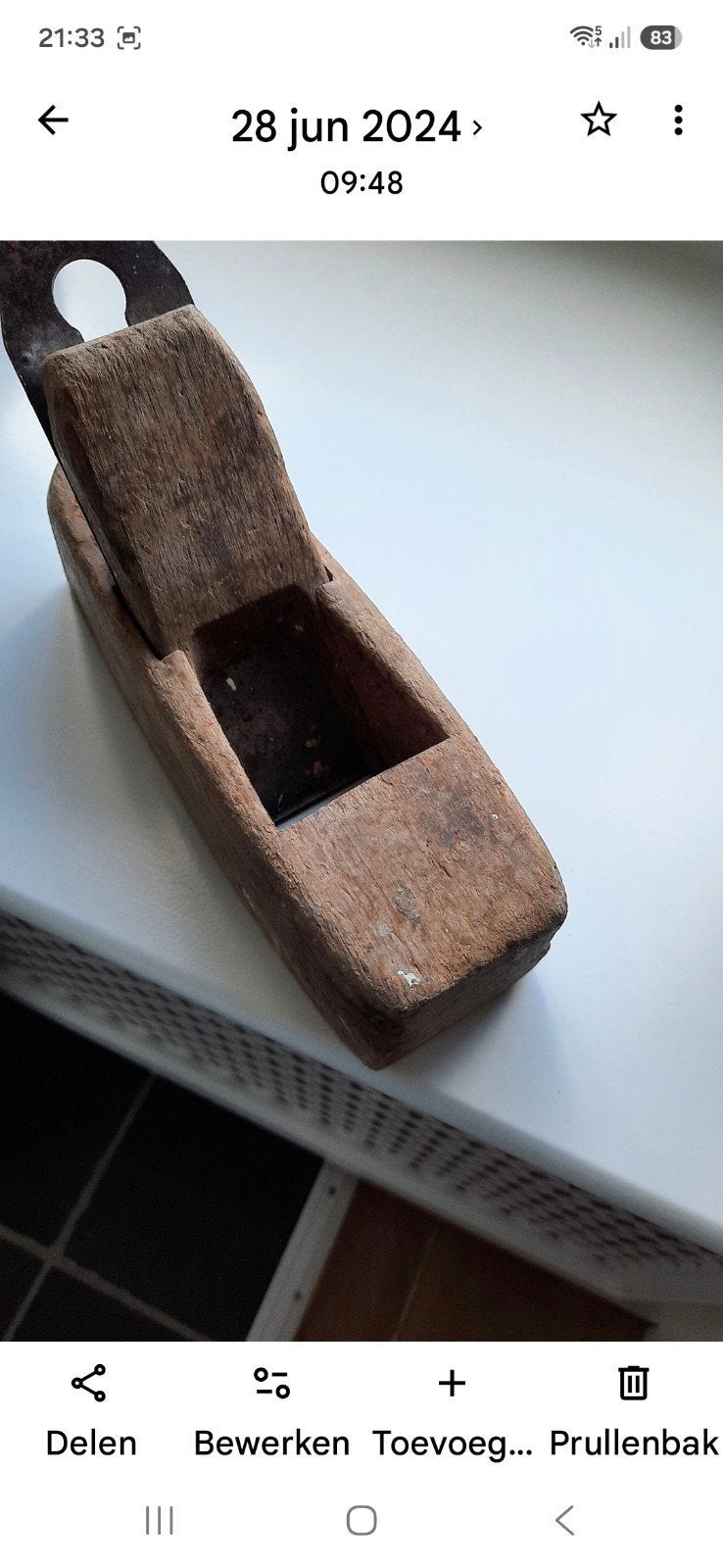 Nooitgedacht blokschaaf, Ophalen of Verzenden