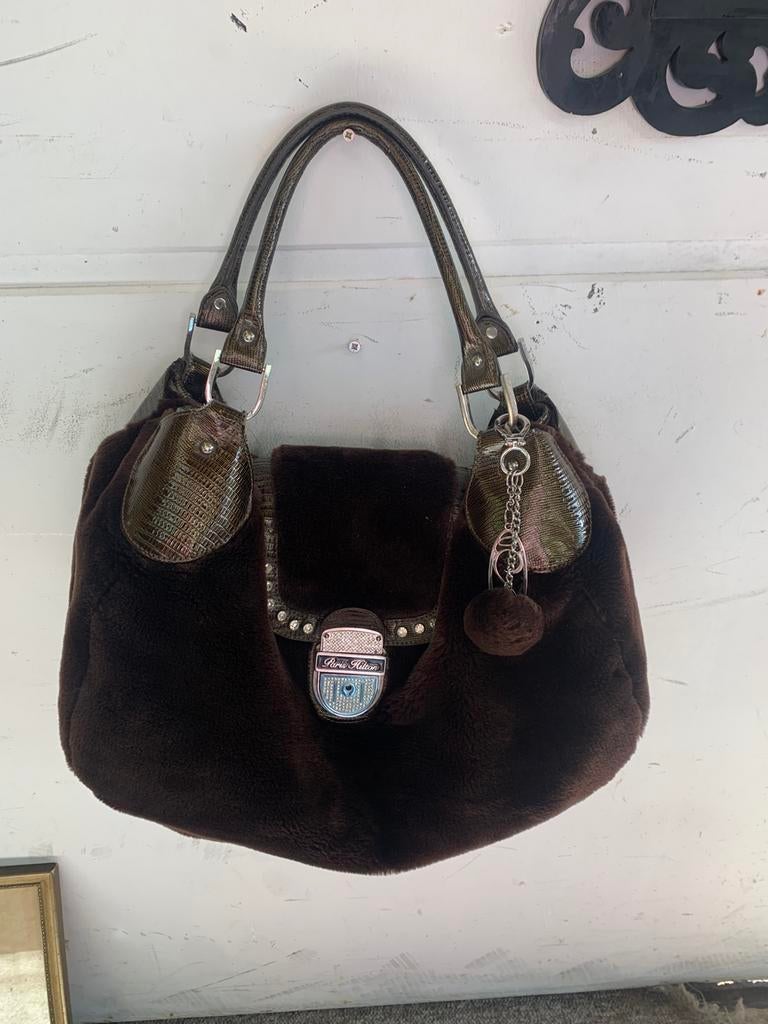 Tas Paris Hilton tas en Guess bag schoudertassen, Ophalen of Verzenden, Zo goed als nieuw, Zwart, Handtas